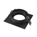 recessed ceiling ring NEW TRIA® 95 square, black