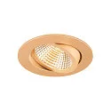 SLV Deckeneinbauring NEW TRIA® 95, rund, IP20, roségold