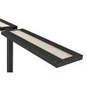 LED Stehleuchte WORKLIGHT PRO, 150W, 4000K, 20000lm, IP20, dimmbar, schwarz
