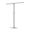 SLV floor lamp WORKLIGHT PRO IP20, grey dimmable