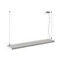 SLV LED Pendelleuchte WORKLIGHT PRO 120, 80° - 115°, 120cm, 50W, 4000K, 6100lm, IP20, DALI dimmbar, grau