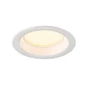 SLV cover DOWNLIGHT V 100 slightly recessed, white
