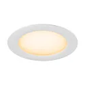 Abdeckung für Deckeneinbauleuchte DOWNLIGHT V 150, Ø 16.8cm / 2.5cm, flach, weiß