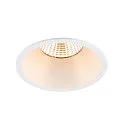 SLV Deckeneinbauring NEW TRIA® 75, H: 4,3cm, rund, vertieft, IP20, weiß