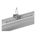 SLV LED Feuchtraum-Wannenleuchte WATERPROOF V 1200 ON-OFF, IP66 IK08, 18-32W (multi) 3000/4000K, CRI 80, schaltbar, grau
