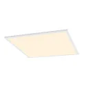 SLV LED Einlege-Deckenleuchte PANEL V 600 ON-OFF, IP54 IK03, 59.5cm, 34W 3000/4000K (CCT Switch), CRI 80, schaltbar, 115° UGR<22