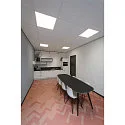 SLV LED Einlege-Deckenleuchte PANEL V 625 ON-OFF, IP54 IK03, 62cm, 34W 3000/4000K (CCT Switch), CRI 80, schaltbar, 115° UGR<22