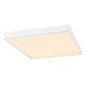 SLV LED Einlege-Deckenleuchte PANEL V 625 ON-OFF, IP54 IK03, 62cm, 34W 3000/4000K (CCT Switch), CRI 80, schaltbar, 85°, UGR<19