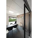 SLV LED Einlege-Deckenleuchte PANEL V 625 ON-OFF, IP54 IK03, 62cm, 34W 3000/4000K (CCT Switch), CRI 80, schaltbar, 85°, UGR<19