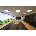 SLV LED Einlege-Deckenleuchte PANEL V 600 DALI, IP54 IK03, 59.5cm, 34W 3000/4000K (CCT Switch) 85°, CRI 80, UGR <19, dimmbar