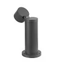 SLV Outdoor LED Sockelleuchte R-CUBE 35, IP65 IK04, 15W 2700/3000K (CCT Switch) 800lm 70°, dimmbar, dreh- und neigbar, anthrazit
