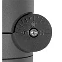 SLV Outdoor LED Sockelleuchte R-CUBE 35, IP65 IK04, 15W 2700/3000K (CCT Switch) 800lm 70°, dimmbar, dreh- und neigbar, anthrazit