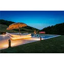 SLV Outdoor LED Sockelleuchte R-CUBE 35, IP65 IK04, 15W 2700/3000K (CCT Switch) 800lm 70°, dimmbar, dreh- und neigbar, anthrazit