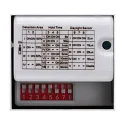SLV LED Aufbauleuchte OUTDOOR BULKHEAD V 360, IP65 IK10, Ø 36cm, mit Sensor, 20W 3000/4000/6500K 110°, CRI 80, schaltbar, schwarz