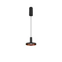 LED Pendelleuchte LALU® MIX&MATCH Base, 150cm, 9,5W, 3000K, 680lm, IP20, dimmbar, schwarz