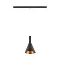 SLV Leuchtenschirm LALU® CONE 15 MIX&MATCH, H:17 cm, schwarz/bronze