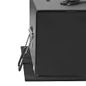 SLV ceiling recessed luminaire KADUX SINGLE square IP20, black dimmable