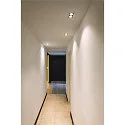 SLV LED Deckeneinbauleuchte KADUX TRIPLE, 38°, 3000K, 2350lm, IP20, quadratisch, dimmbar, weiß/schwarz