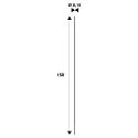 SLV Sicherheitsseil für PANEL V 600 / 625, 150cm, edelstahl