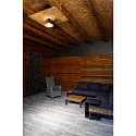 SLV Outdoor Deckenleuchte PHOTONI, IP65 IK08, E27, Aluminium, seeluft-beständig, rost matt / opal