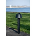 SLV Outdoor Stehleuchte PHOTONI POLE 75, IP65 IK08, 75cm, konisch, E27, Aluminium, seeluft-beständig, schwarz matt