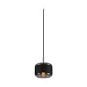 SLV Pendelleuchte PANTILO ROPE 19, Ø 18.5cm, Pendel 250cm, offenes Kabel, E27, silber