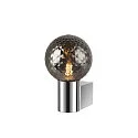 SLV Wandaufbauleuchte VARYT Badleuchte, rund, 1x E14, max. 6W, IP44, chrom