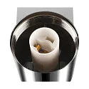 SLV Wandaufbauleuchte VARYT Badleuchte, rund, 1x E14, max. 6W, IP44, chrom