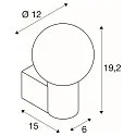 SLV wall luminaire VARYT round E14 IP44, white