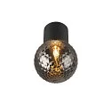 SLV Deckenaufbauleuchte VARYT Badleuchte, rund, 1x E14, max. 6W, IP44, schwarz