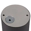 SLV Deckenaufbauleuchte VARYT Badleuchte, rund, 1x E14, max. 6W, IP44, schwarz