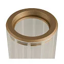 SLV wall luminaire LYGANT SINGLE IP44, brass