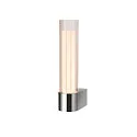 LED Wandaufbauleuchte LYGANT SINGLE Badleuchte, 8W, 3000K, 560lm, IP44, chrom