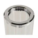 SLV LED Wandaufbauleuchte LYGANT SINGLE Badleuchte, 8W, 3000K, 560lm, IP44, chrom
