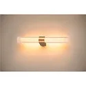 SLV wall luminaire LYGANT DOUBLE IP44, brass