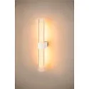 SLV wall luminaire LYGANT DOUBLE IP44, white