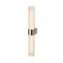 LED Wandaufbauleuchte LYGANT DOUBLE Badleuchte, 11W, 3000K, 800lm, IP44, chrom