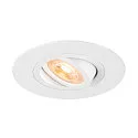 Deckeneinbauleuchte NEW TRIA® 75 XL, rund, GU10, max. 10W, IP20, weiß