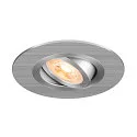 ceiling recessed luminaire NEW TRIA® 75 XL round GU10 IP20, aluminium