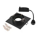 SLV ceiling recessed luminaire NEW TRIA® 75 XL square GU10 IP20, black