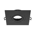 Deckeneinbauring NEW TRIA® 75 XL, quadratisch, IP20, schwarz