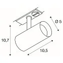 LED 1-Phasen Strahler NOBLO® SPOT, IP20, CRi >90, IP20, dimmbar
