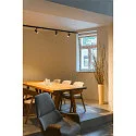 SLV LED 3-Phasen Strahler NOBLO® SPOT, IP20 CRi >90, IP20, dimmbar, 6W 2700K 740lm 32°, schwarz