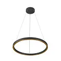 LED Pendelleuchte ONE CUBE, Ø 80,5cm, 54W, 3000K, 4000lm, IP20, DALI dimmbar, schwarz