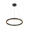 SLV LED Pendelleuchte ONE CUBE, Ø 80,5cm, 54W, 3000K, 4000lm, IP20, DALI dimmbar, schwarz