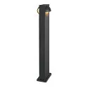 SLV Outdoor LED Stehleuchte LID I 75 DOUBLE, IP65 IK07, 29W 2700/3000K (CCT Switch) 2000lm 2x100°, dimmbar, drehbar, anthrazit