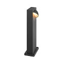 SLV Outdoor LED Stehleuchte LID I 45 SINGLE, IP65 IK07, 15W 2700/3000K (CCT Switch) 1050lm 100°, dimmbar, anthrazit