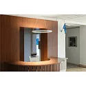 SLV LED Pendelleuchte ONE CUBE UP/DOWN, Ø 80,5cm, 80W, 4000K, 6500lm, IP20, DALI dimmbar, weiß