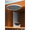 SLV LED Pendelleuchte ONE CUBE UP/DOWN, Ø 80,5cm, 80W, 4000K, 6500lm, IP20, DALI dimmbar, weiß