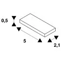 SLV Zubehör für LED Hallenstrahler HIGHBAY V 330 - Abhängeset, 150cm, Kette + Drahtseil, edelstahl